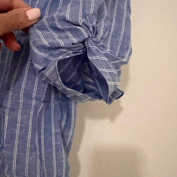 Cinq à Sept Women's Mini Shirtdress with Wrap Detailing at Waist - Picture 7 of 9